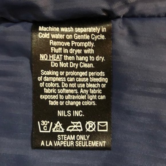 NILS Navy Blue Ski Jacket - Size 6. - Picture 11 of 13